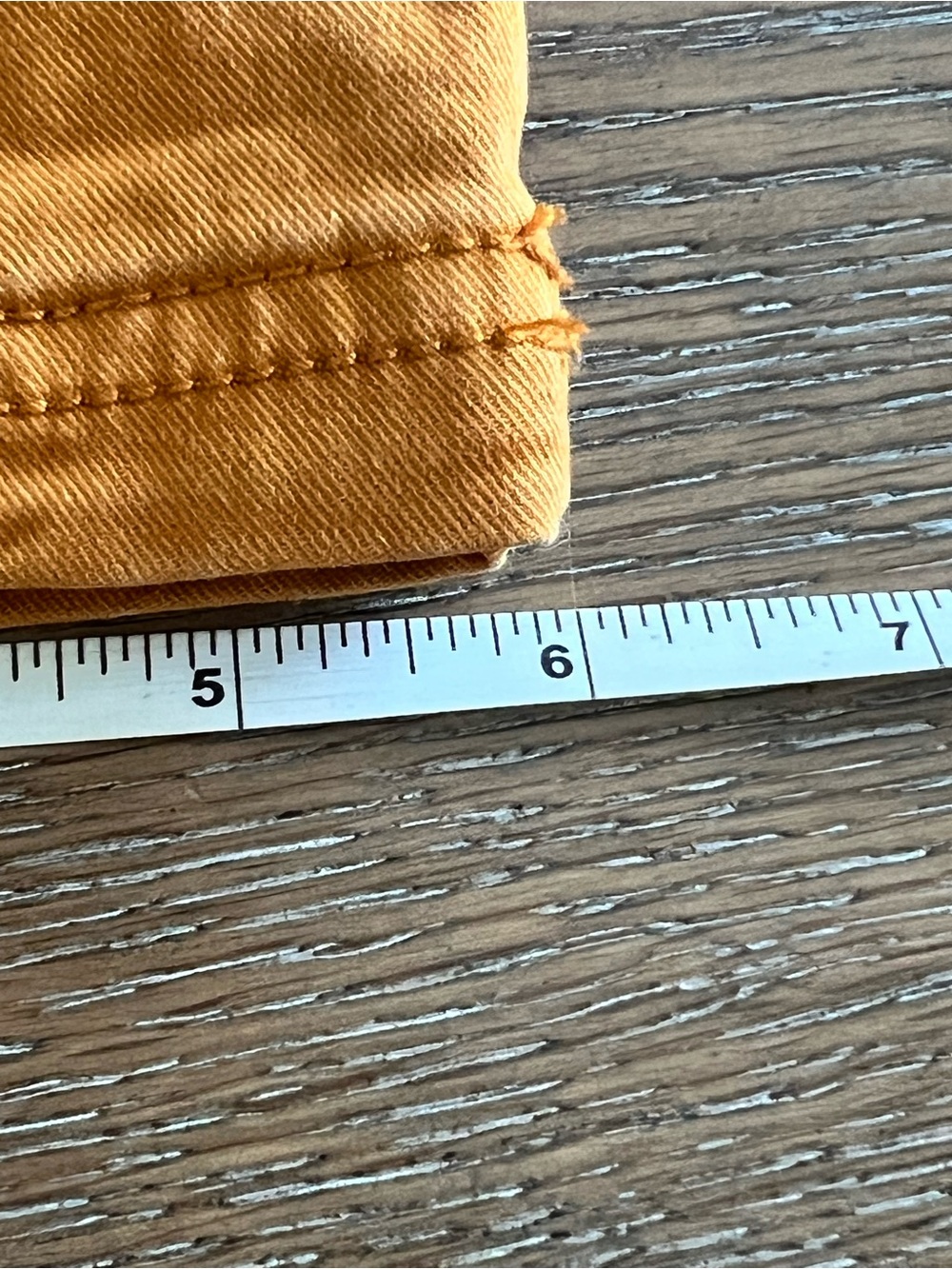Old Navy Mid-Rise Pixie Chino Utility Pants Sunflower Gold Size 8 Tall - Picture 10 of 10